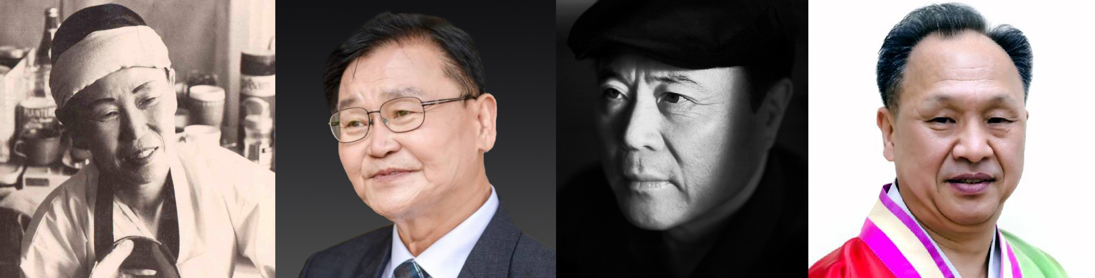 [보도자료 사진] (왼쪽부터) 양소운 명인, 차부회 명인, 김종엽 명인, 박일흥 명인.jpg